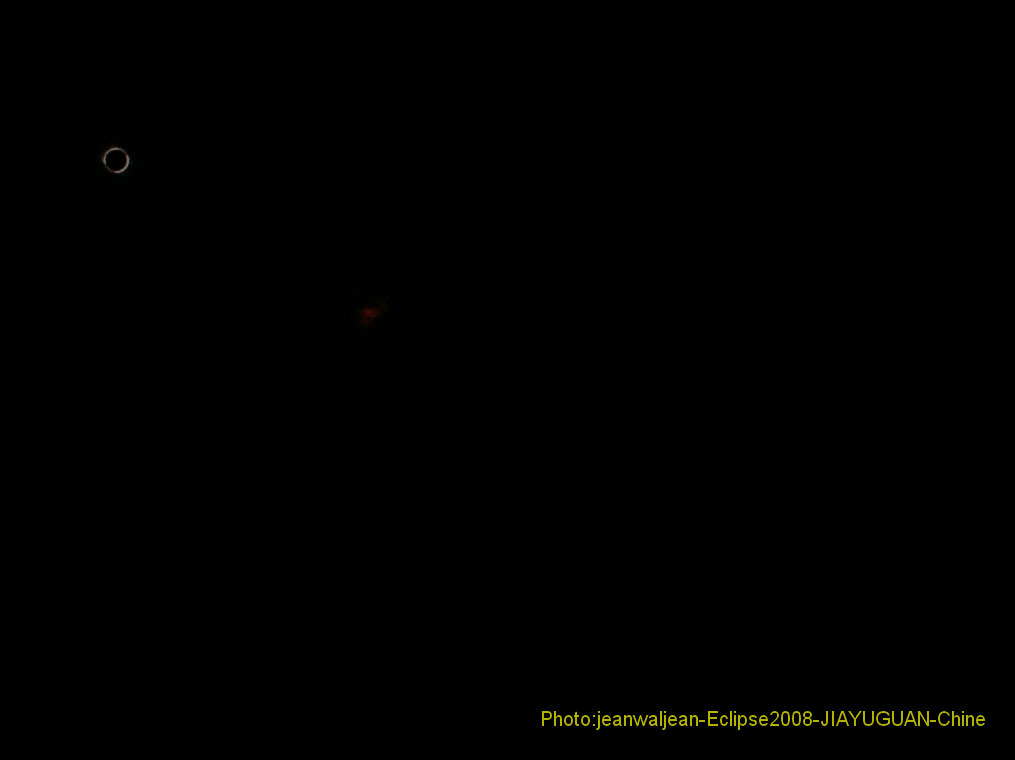 Photo de l'Eclipse avec le pentax 1