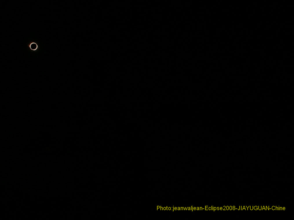 Photo de l'Eclipse avec le pentax 2