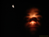 Prise de vue sur fond de Lune 2