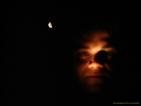 Prise de vue sur fond de Lune 3