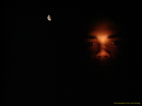 Prise de vue sur fond de Lune 6