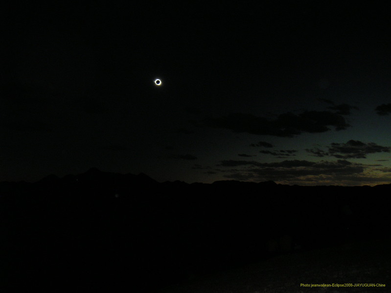 Photo de l'Eclipse avec le dimage