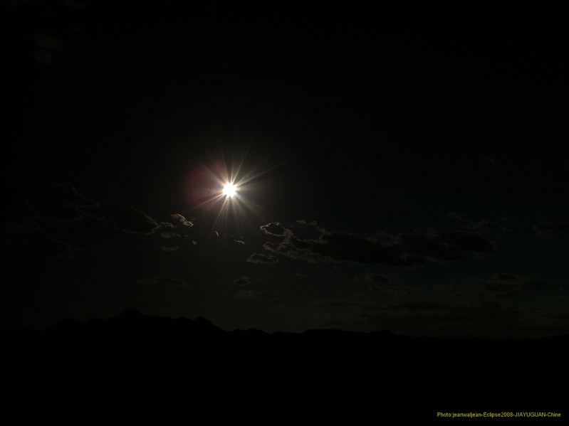 Photo de l'Eclipse avec le dimage