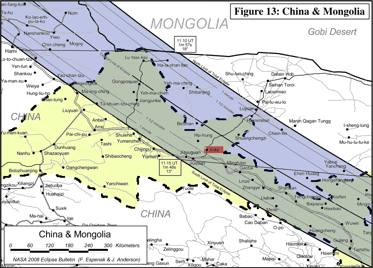 Carte passage Eclipse en Chine2